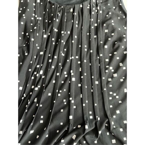 Perceptions size 8P sleeveless pleated pullover dress - Picture 6 of 10